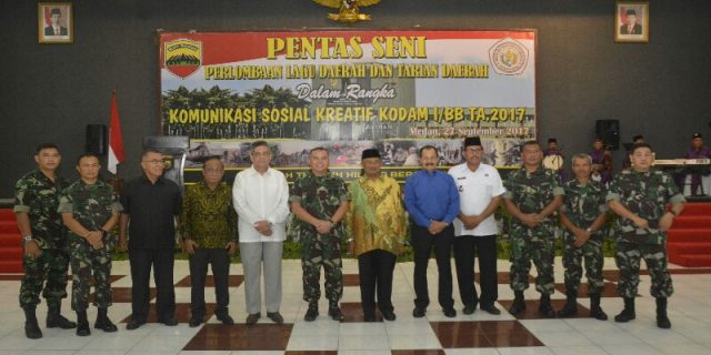 Kodam l/BB Gelar Lomba Lagu dan Tarian Daerah