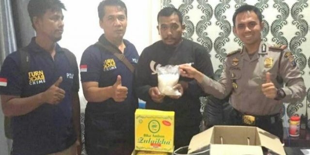 Polsek Patumbak Amankan 1 Kg Sabu
