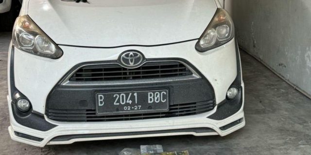 Polda Sumut Sita 16 Kg Sabu dan 1 Unit Toyota Sienta di Sunggal