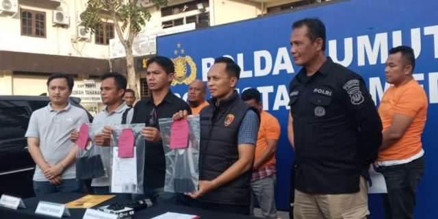 Diduga Rampas HP dan Mobil Dokter, 4 Debt Collector di Medan Ditangkap Polisi