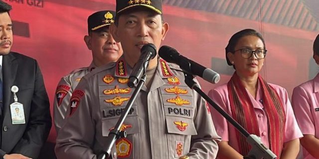 Kapolri Resmikan 29 Satuan Pelayanan Pemenuhan Gizi di Sumut
