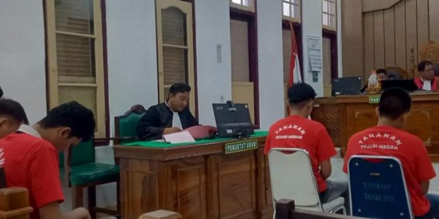 Lima Kurir Ganja di Medan Dituntut 18 Tahun Penjara