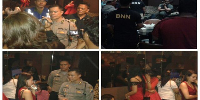 AKBP Doni S. Sembiring, S.H., S.I.K., M.Si Pimpin Razia Hiburan Malam di Elegant