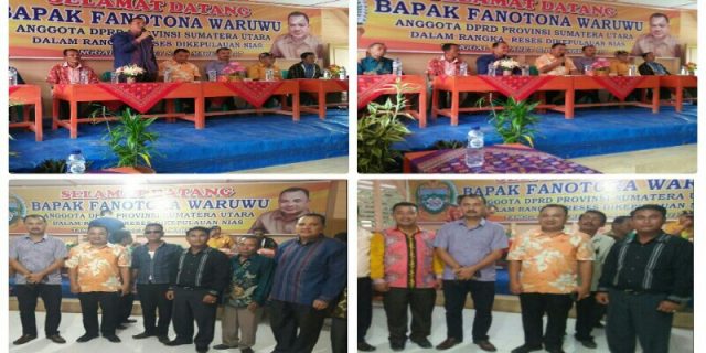 Anggota DPRD Sumut Reses di Kecamatan Lahewa