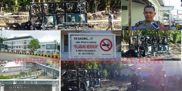 Bakar Sampah Sembarangan, RSUD Gunungsitoli Nyaris Terbakar