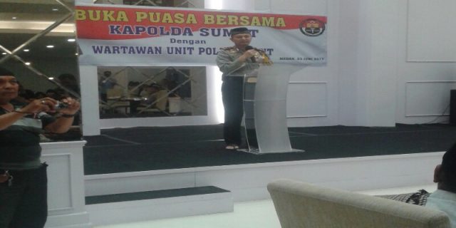 Irjen Pol Rycko Amelza Dahniel Buka Puasa Bersama dengan Wartawan Unit Poldasu