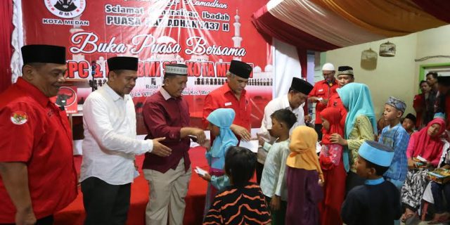 BMI Kota Medan Buka Puasa Bersama dengan Anak Yatim Piatu