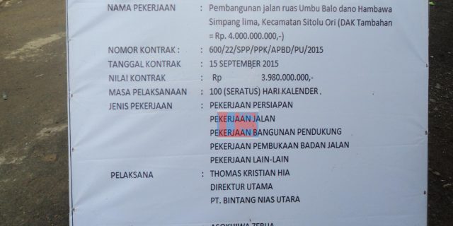 Pembangunan Ruas Jalan Desa Umbubalodano – Hambawa Sesuai dengan Harapan Masyarakat