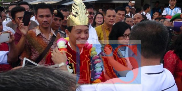 Muspika Kec. Lahewa dan Elemen Masyarakat Ucapkan Selamat Datang Kepada Bupati Nias Utara