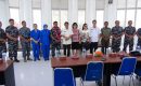Ingati Sambut Kedatangan Danlantamal ll Bersama Rombongan di Kabupaten Nias Utara