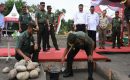 Pangdam l/BB Letakkan Batu Pertama Aula Brayan Yonzipur l/DD