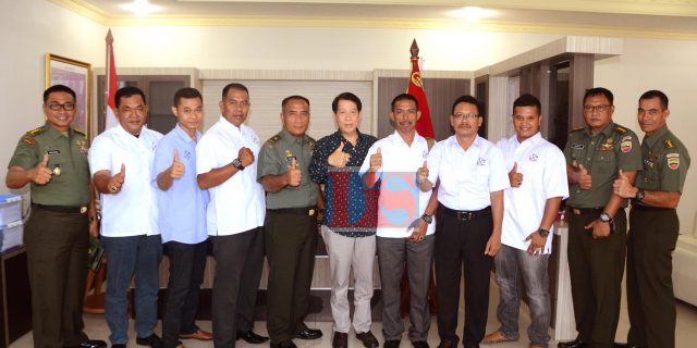 Kasdam I/BB Terima Audensi Sekjen DPP P4B dan Pemred Tabloid Media Pengawal
