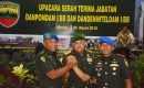 Pangdam l/BB Pimpin Sertijab Danpomdam dan Dandenintel Kodam l/BB