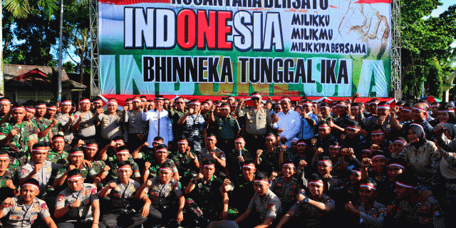 Danrem 033/WP Brigjen TNI Fachri Pimpin Acara Nusantara Bersatu