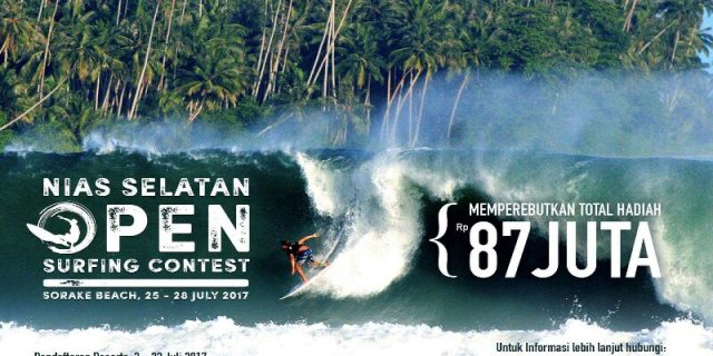Disbudparpora dan APNS Adakan Nias Selatan Open Surfing Contest, Mau Bergabung? Silakan Mendaftar Disini. Hadiahnya 87 Juta…
