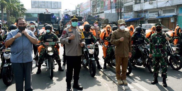 Kapolda Sumut Pimpin Apel Gabungan di Kota Medan