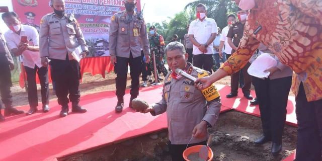 Kapoldasu Resmikan Pembangunan Gedung Sat Reskrim Polres Sergai