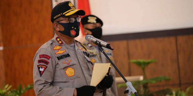 Irjen Pol Martuani Sormin Siregar Pimpin Sertijab PJU Poldasu dan Kapolres