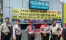 Polsek Medan Baru Pasang Spanduk Anti Premanisme
