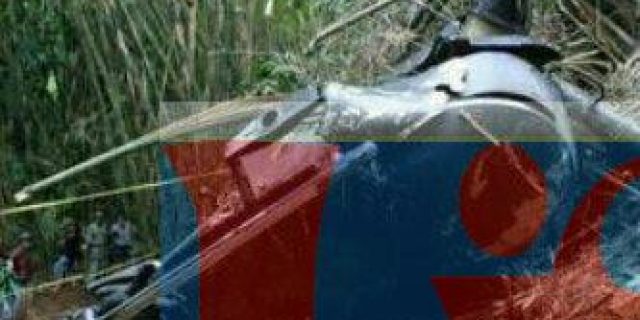 Helycopter Milik TNI_AD Jatuh di Kab. Poso