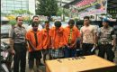 4 Orang Sindikat Pencuri Mobil “Digulung” Polsek Medan Baru