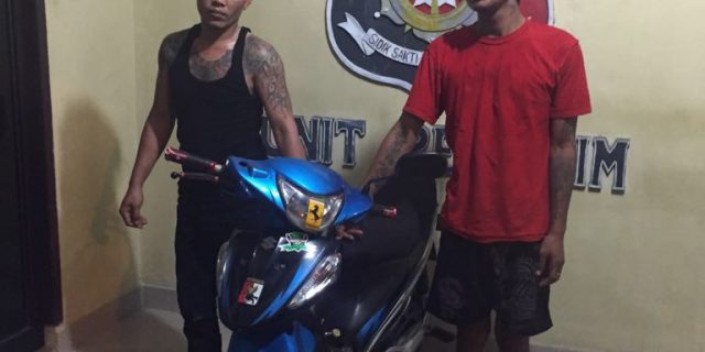 Polsek Helvetia Ringkus 2 Pelaku Spesial Curanmor di Kota Medan