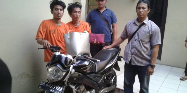 2 Pelaku Jambret Diamankan Polsek Medan Barat