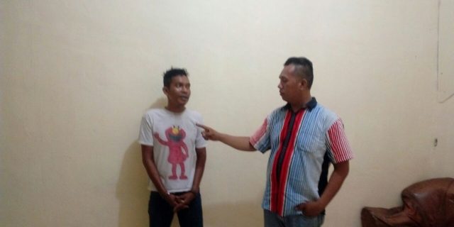 Akibat Curi HP Perawat Bina Kasih,Budi Pun Diarak Ke Polsek Sunggal