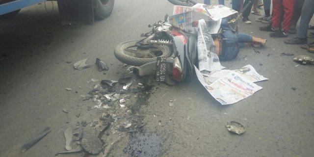Tadi Pagi, Efendri Halawa Tewas Digilas Dump Truk