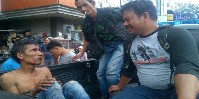 Mencuri di Kantor STMIK, Herman Mandi Darah
