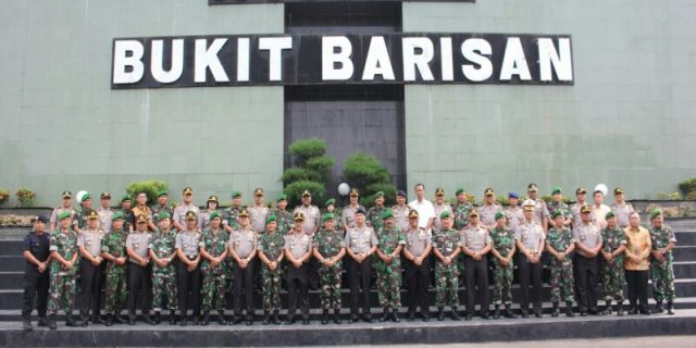 Kapolda Sumut Silaturahmi ke Kodam l/BB
