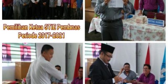 Fatolosa Hulu, SE.,MM Kembali Terpilih Sebagai Ketua STIE Pembnas Periode 2017-2021