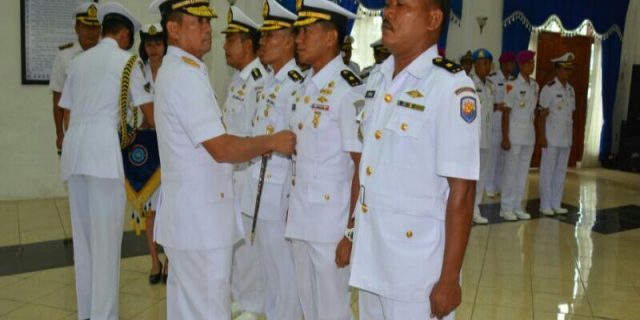 Danlantamal l Belawan Pimpin Sertijab Kadisminpers