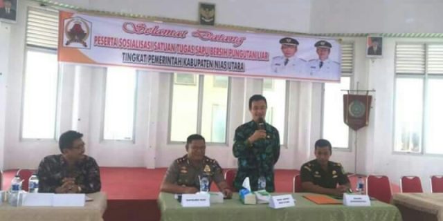 Pemda Nias Utara Sosialisasikan Saber Pungli  ￼