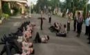 Kurang Rapi Saat Magang, 60 Bintara Polisi Ini Disuruh Sit Up
