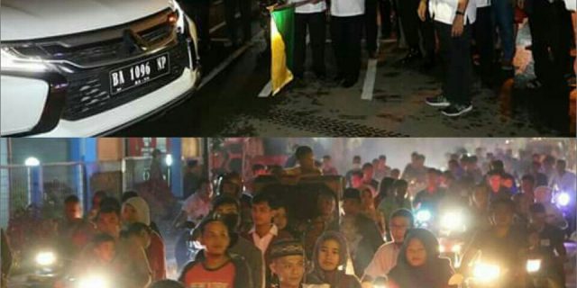 Pawai Takbiran Bersama Pemko Gunungsitoli dan PHBI Nias Berlangsung Meriah