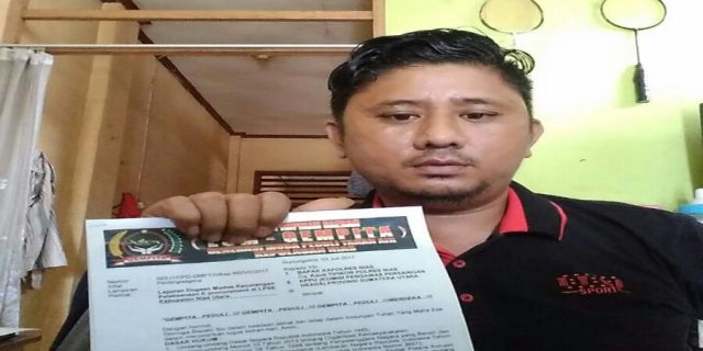 Admin Wabsite LPSE Nias Utara Dilaporkan ke Polisi