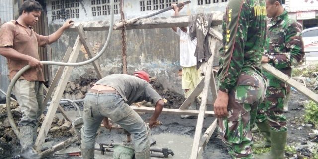 PDAM Mengambil Bagian Menyukseskan Program TMMD Kodim 0201/BS