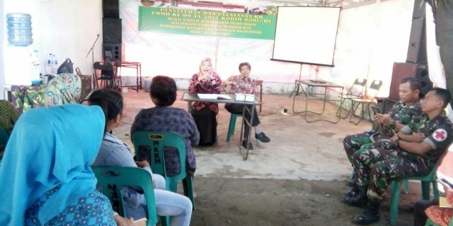 Tim Wasev TMMD Bersama Kodim 0201/BS Laksanakan Dialog Dengan Masyarakat