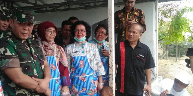 35 Anak Kampung Sentosa Ikut Sunatan Masal Program TMMD