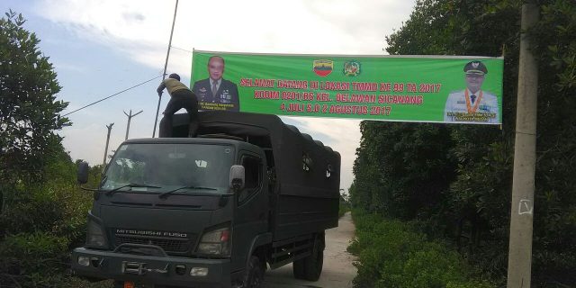 Masyarakat Sentosa Menyambut Hangat Program TMMD 0201/BS