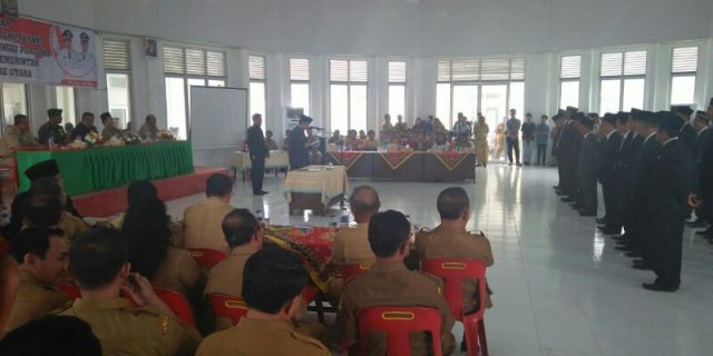 Bupati Nias Utara Lantik Eselon ll