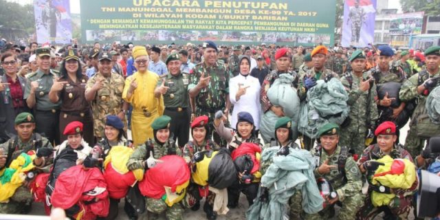 Kapoldasu Hadiri Upacara Penutupan TMMD