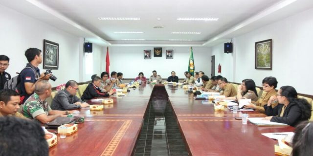 Kapoldasu Pimpin Rapat Penyelesaian Masalah PT. Wampu Electric Power dengan masyarakat