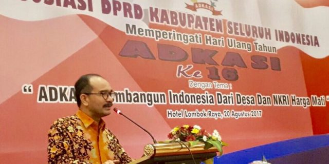 DPRD Dan ADKASI Membangun Indonesia Dari Desa : Agenda Mempertahankan NKRI Dan Menjalankan Pancasila
