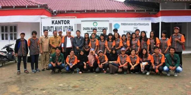Mahasiswa Yang Melaksanakan PKL di Kabupaten Nias Utara Pamitan