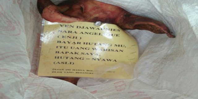 Letakan Kepala Babi di Halaman Gedung Ikatan Keluarga Bayur Medan, Pelaku Diburu Polisi