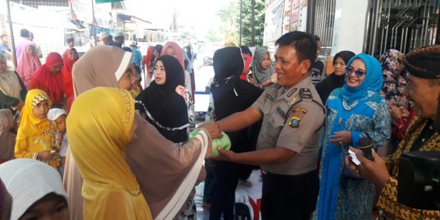 Bhabinkamtibmas Kelurahan Sarirejo Hadiri Acara Kenduri