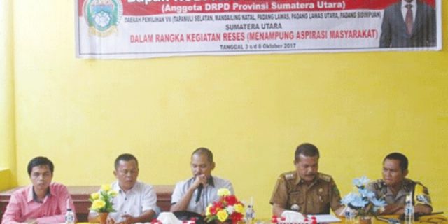 Kunjungan Reses Anggota DPRDSU Di Padang Sidimpuan
