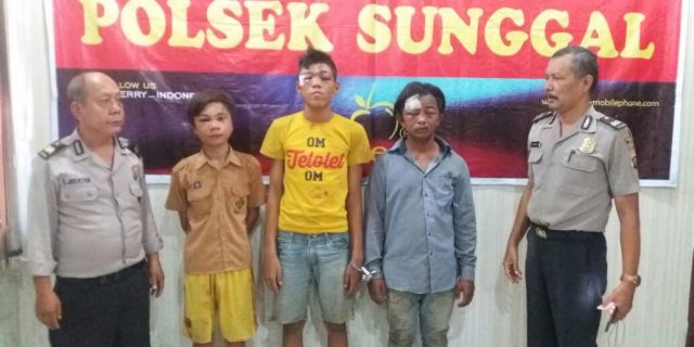 Ketiga Maling Tabung Gas Ini,Babak Belur Dihajar Warga…!!!